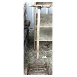 Vintage manual push mower