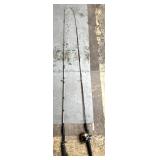 2 fishing poles