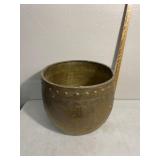 Brass themed bin