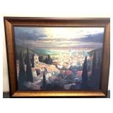 "Village in the sun" see description