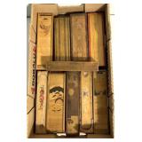 Vintage wooden pencil holders