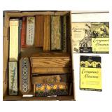 Vintage advertising pencil holders/other