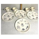 Retro Outdoor themed diningware