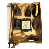 Cast iron irons/other decor