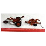 Vintage Toy plows