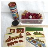 Vintage childrenï¿½s building walk toys see
