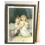 Framed print "evening prayer"