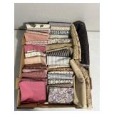 Pink & neutral themed fabric (size varies)