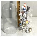 Glass thimbale display