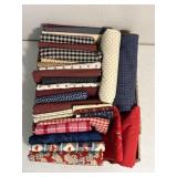 Red white and blue themed fabric (size varies)