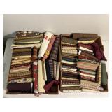 Multicolored fabrics (size varies)