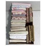 Pink themed fabrics (size varies)