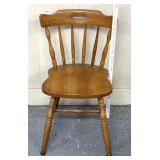 Wooden country style kitchen chair