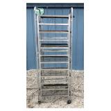 Portable metal rack