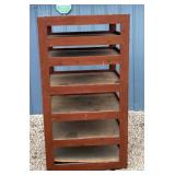 Wood framed storage cabinet/organizer some ware