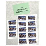 13- 1999 Iowa wildlife habitat stamps