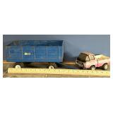The big blue wagon/Tonka truck
