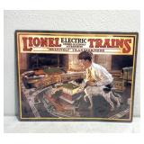 Lionel train tin sign