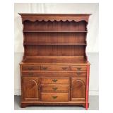 54 inch wide country style buffet w/open shelf
