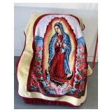 Mother Mary throw blanket