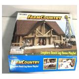 Longhorn Ranch log house playset