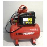 Central pneumatic air compressor