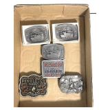 6 belt buckles