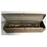 Toolbox and saws