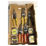 Tape measures and pliers