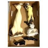 Cat figurines
