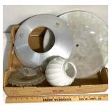 Vintage light fixture covers