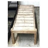 Outdoor wooden side table, coffee table