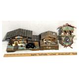 German made miniature wall clock/Japanese