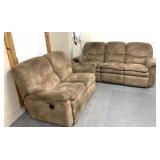 Matching reclining sofa/loveseat