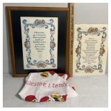 Norwegian Lords & table prayer print 16x20in