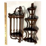 Corner shelving