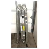 Keller heavy duty, aluminum combination ladder