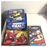 Spider-Man in hot wheel puzzles