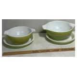 Vintage Pyrex bowls /pie plates