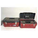Empty tools boxes