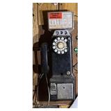 Vintage rotary pay phone