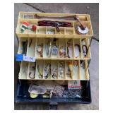 Vintage Tackle box & Contents