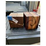 Lot of 2 Wood Puzzle/Decor