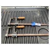 Lot of 2 Furniture Clamps Craftsman