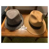 Lot of 2 Hats - Dobbs & Cremieux