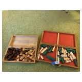 Lot of 2 Chess Sets (pieces not counted)