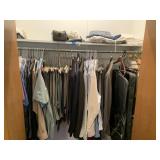 Contents in closet (men