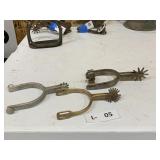 Lot of 3 Mismatch Spurs