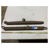 Lot of 2 Metal Single Trees