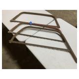 Lot of 3 Bow Saws